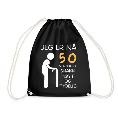 Gave til 50 åring - 50 års bursdag - Gymbag