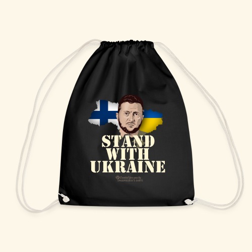 Ukraine Suomi Stand with Ukraine - Turnbeutel