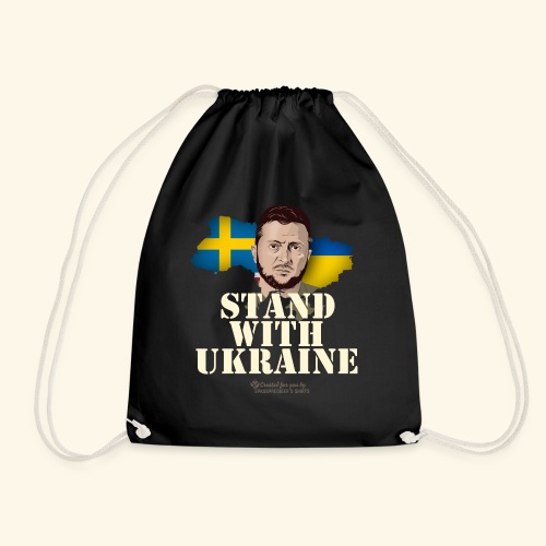 Ukraine Sverige Stand with Ukraine - Turnbeutel