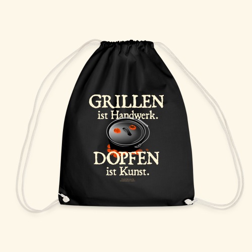 Dutch Oven Grillen ist Handwerk, Dopfen ist Kunst - Turnbeutel