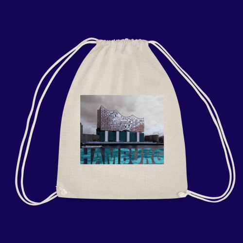 Elbphilharmonie | HAMBURG-Typo| Künstlermotiv - Turnbeutel