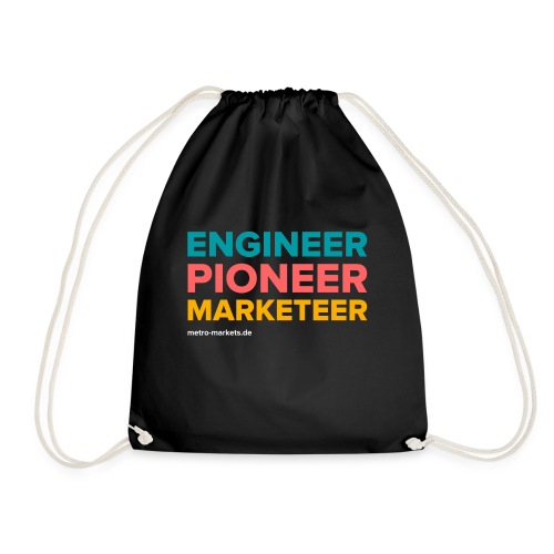 EngineerPioneerMarketeer - Drawstring Bag