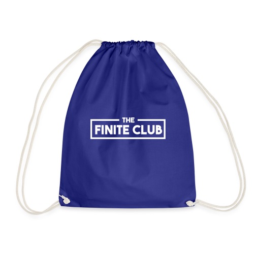 The Finite Club Box Logo - Drawstring Bag