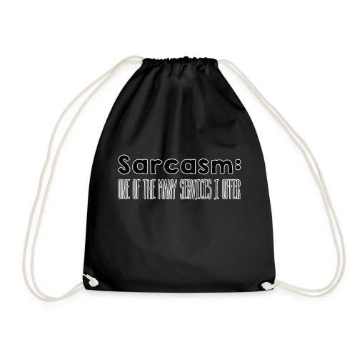Sarcasm - Drawstring Bag