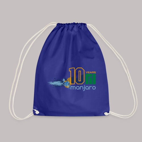 Manjaro 10 years splash colors - Drawstring Bag