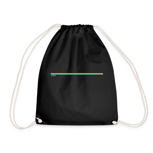 48k zx spectrum inspired rainbow stripe - Drawstring Bag