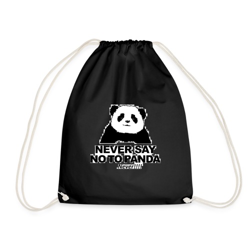 altijd geen Nee zeggen tegen een panda - Gymtas