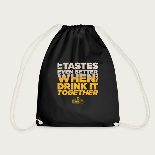 Slogan Typography - Drawstring Bag
