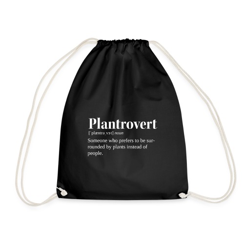plantrovert white - Turnbeutel