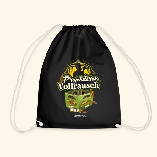 Bier Spruch Projektleiter Vollrausch® & Kiste Bier - Turnbeutel