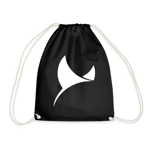 eray wings white - Drawstring Bag
