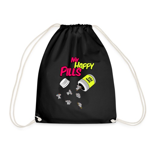 Happy Pills Koala - My happy pills, koalas - Drawstring Bag