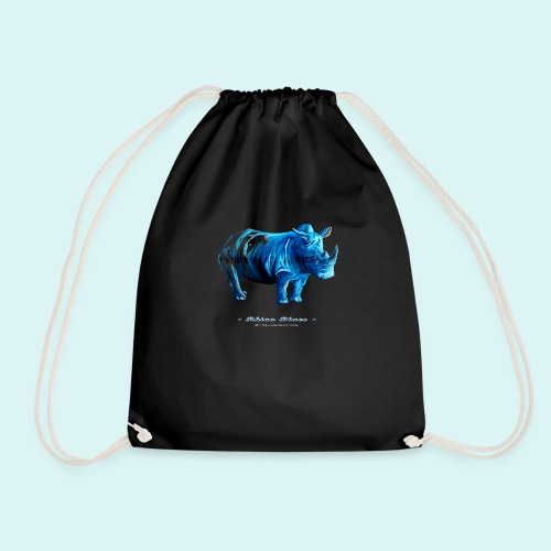 Rhino Blues - Drawstring Bag