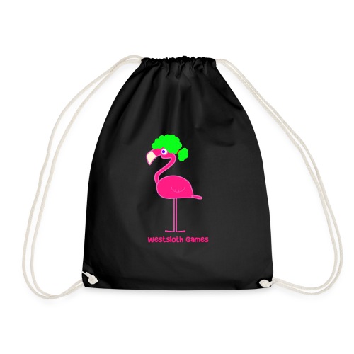 Green Afro Haired Flamingo - Jumppakassi