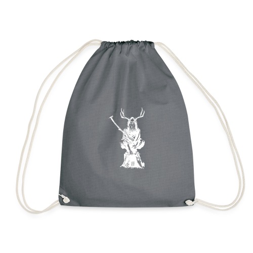 Leshy WhiteOnBlack - Drawstring Bag