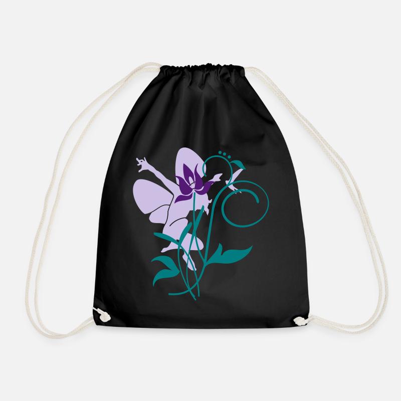 Orchidee / orchid (2c) - Turnbeutel - Schwarz