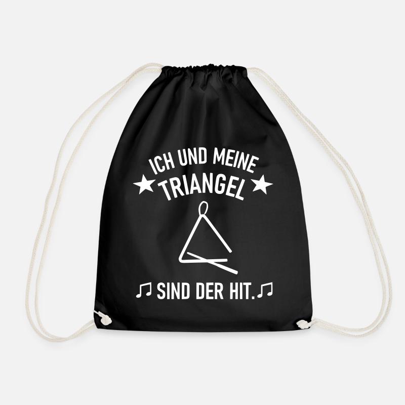 Triangel - Turnbeutel - Schwarz