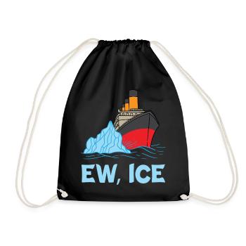 EW ICE Titanic Cruise Ship 1912 Cruise - Turnbeutel - Schwarz - Vorne