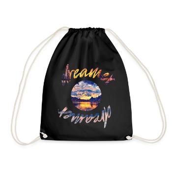 Rêveur - Sac de sport léger - noir - Devant