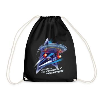 Star Trek Lower Decks Space… The Funniest Frontier - Sac de sport léger - noir - Devant