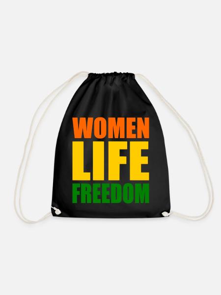 Women life freedom iran - Turnbeutel - Schwarz