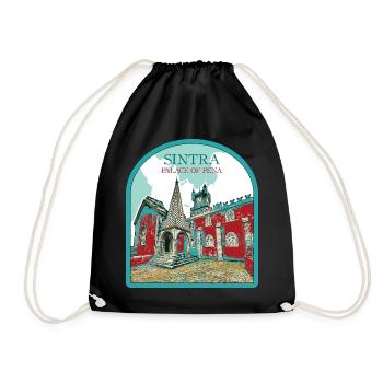 Charming Detail: Pena Palace, Sintra - Drawstring Bag - black - Front