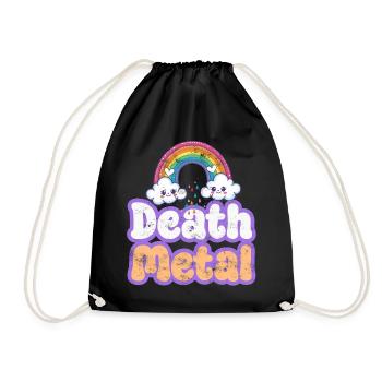 Death Metal - Turnbeutel - Schwarz - Vorne