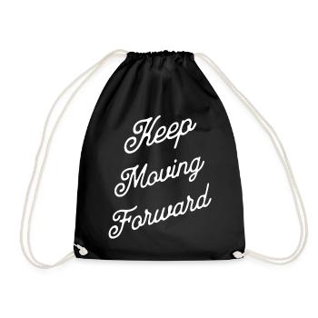 Erweitertes Always-Lettering-Skript - Turnbeutel - Schwarz - Vorne