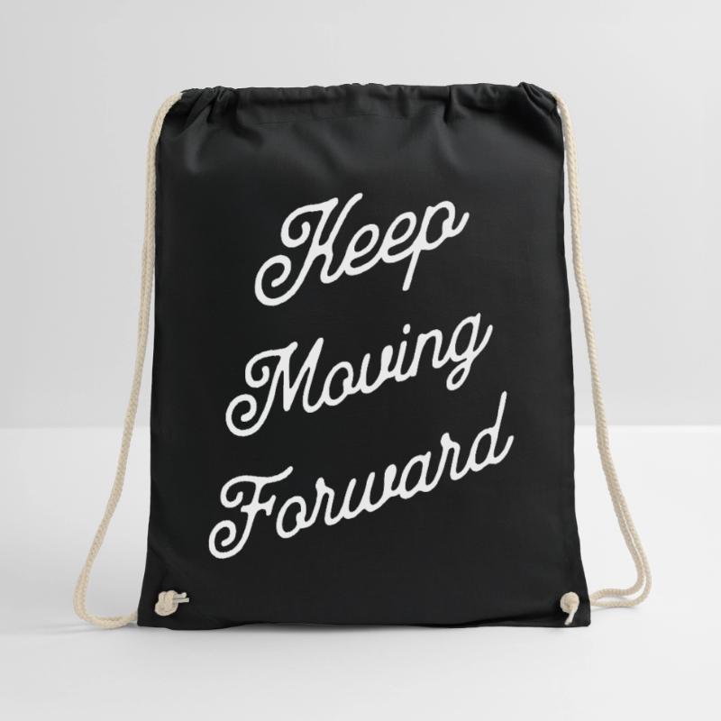 Advanced Always Lettering Script Drawstring Bag