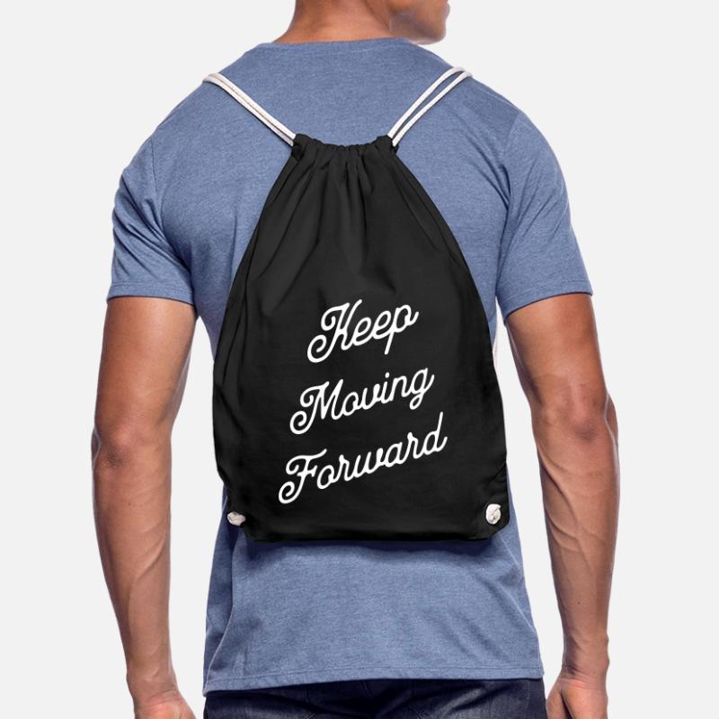 Advanced Always Lettering Script Drawstring Bag