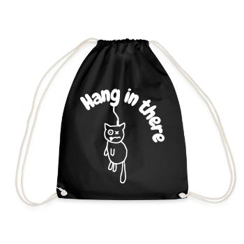 Hanginthere4 - Turnbeutel - Schwarz - Vorne