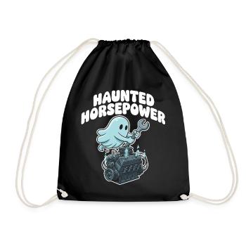 Dessin animé Ghost Engine Hanting Engine - Sac de sport léger - noir - Devant