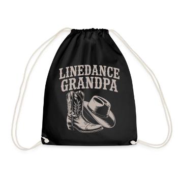Linedance Opa Boots - Turnbeutel - Schwarz - Vorne