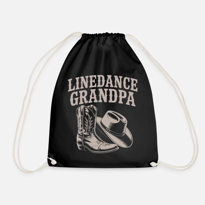 Linedance Opa Boots - Turnbeutel - Schwarz