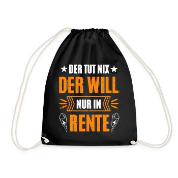 Pyro à la retraite - Sac de sport léger - noir - Devant