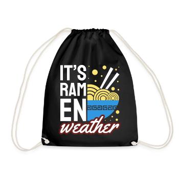 Es ist Ramen-Wetter-Cozy Noodle Lover - Turnbeutel - Schwarz - Vorne