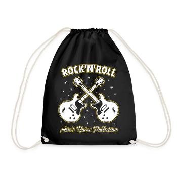 Le rock 'n' roll n’est pas de la pollution sonore - Sac de sport léger - noir - Devant