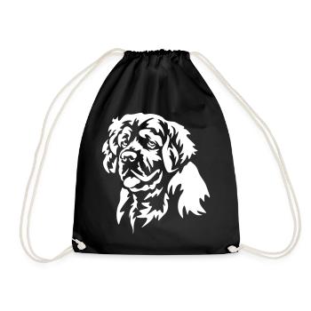 Clumber Spaniel Head « Édition Noire » - Sac de sport léger - noir - Devant