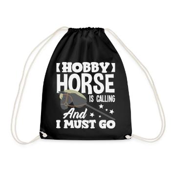Des appels de chevaux de bataille Je dois y aller - Sac de sport léger - noir - Devant