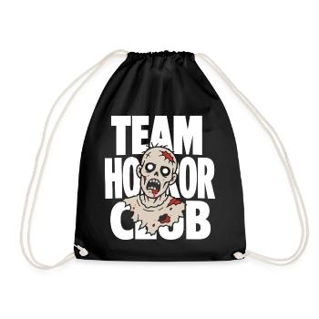 Team Horror Club Blood Zombie - Drawstring Bag - black - Front