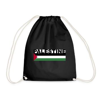 Palestine - Drawstring Bag - black - Front