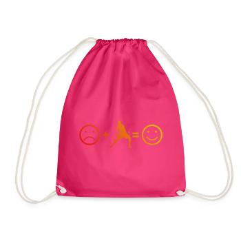 Floorball Men Innebandy Women Floorball - Drawstring Bag - fuchsia - Front