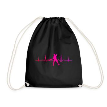 Jai Alai Pelote Basque Pelota vasca Femmes Pelote - Sac de sport léger - noir - Devant