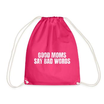 Les bonnes mères disent des gros mots - Sac de sport léger - fuchsia - Devant