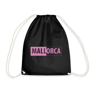 MALLorca im Kasten (pink) - Turnbeutel - Schwarz - Vorne