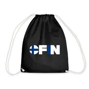 Finlande - Sac de sport léger - noir - Devant
