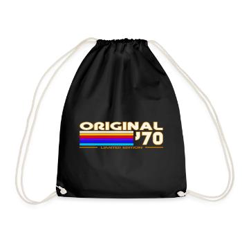 1970 - Drawstring Bag - black - Front