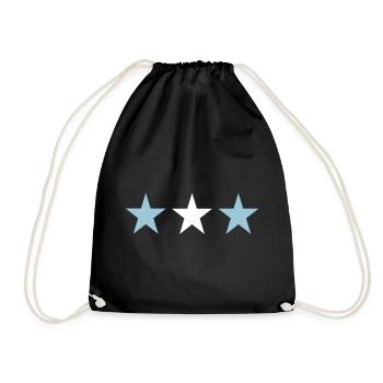 Argentina - Drawstring Bag - black - Front