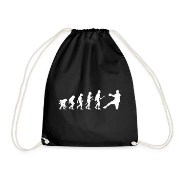 handball evolution - Turnbeutel - Schwarz - Vorne