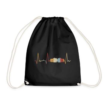 Boîtes de pulsation - Sac de sport léger - noir - Devant